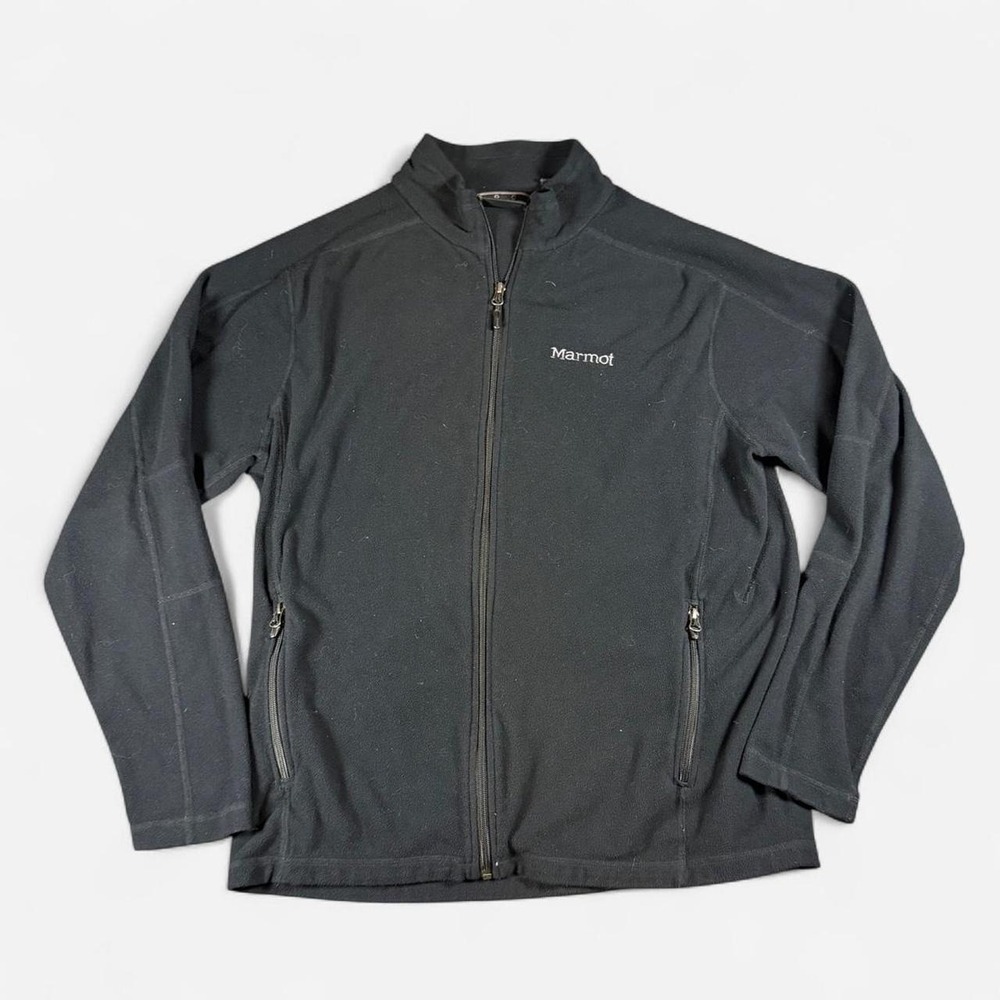 Marmot Black Rocklin Full Zip Jacket Outdoors Hiking Size L
